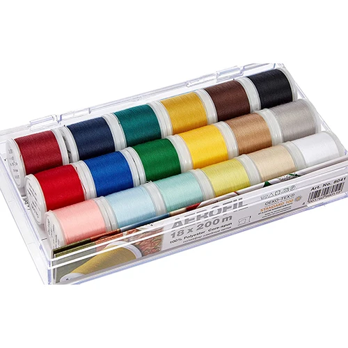Madeira Aerofil 18 Spool Gift Thread Box, Assorted - Image 3