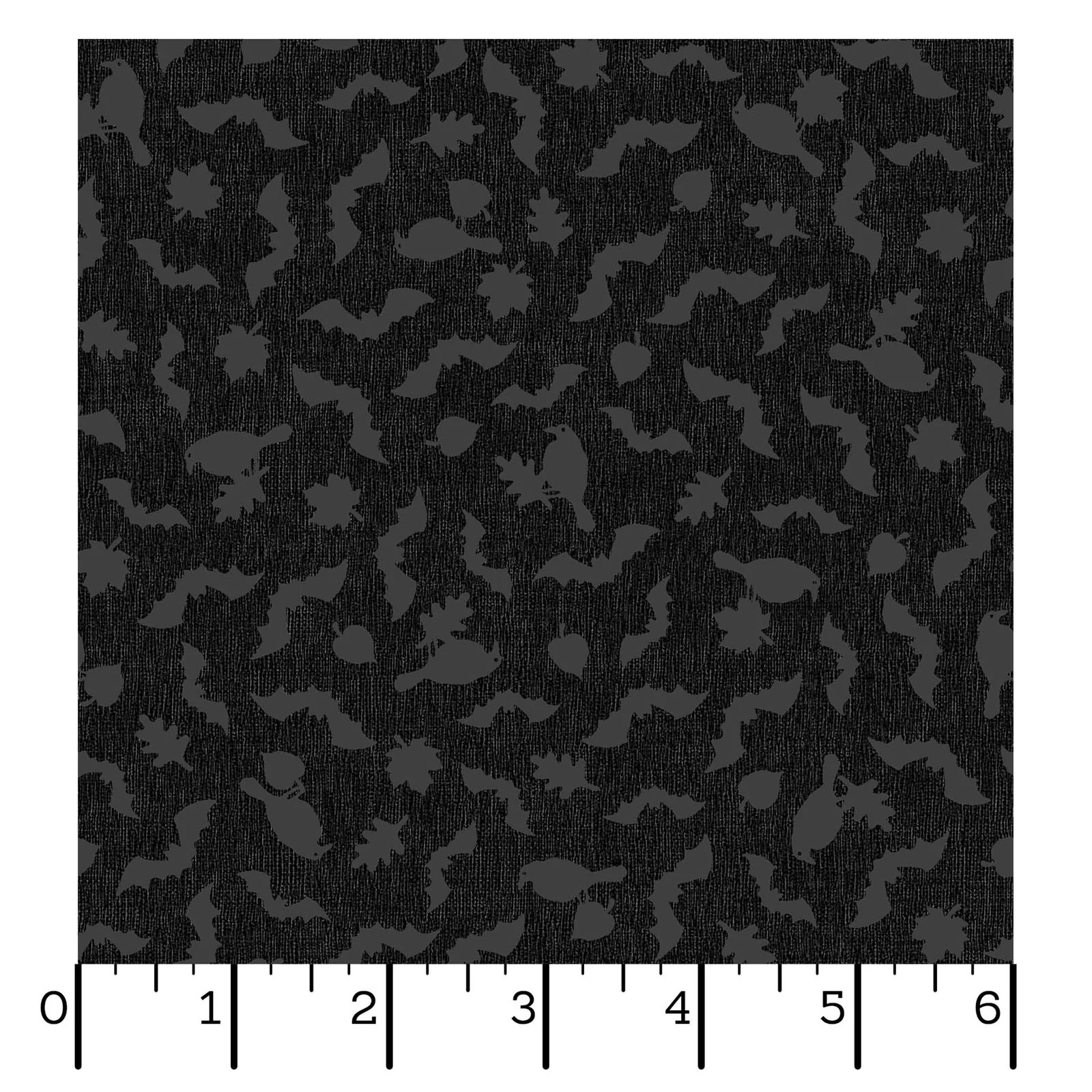Maywood Studios Pumpkin Grove BATS AND CROWS BLACK MAS11185-J Fabric Yardage - Image 2