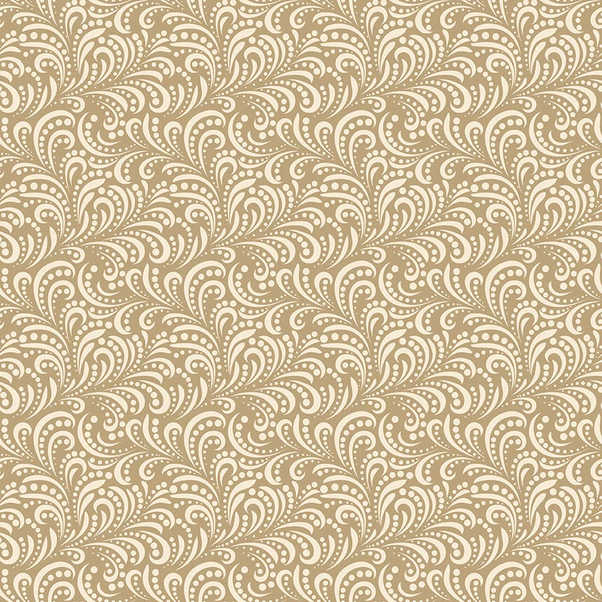 Riley Blake Morning Latte Swirls Camel C16928-CAMEL Fabric Yardage