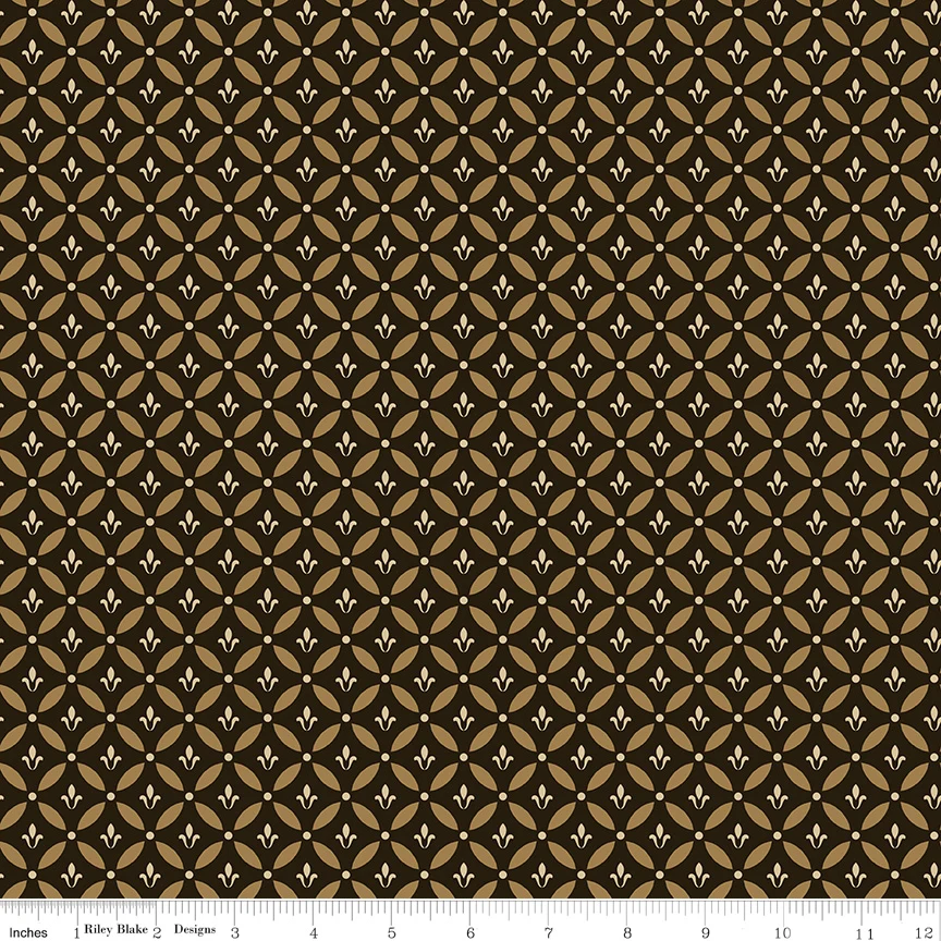 Riley Blake Morning Latte Tile Espresso C16922-ESPRESSO Fabric Yardage - Image 2