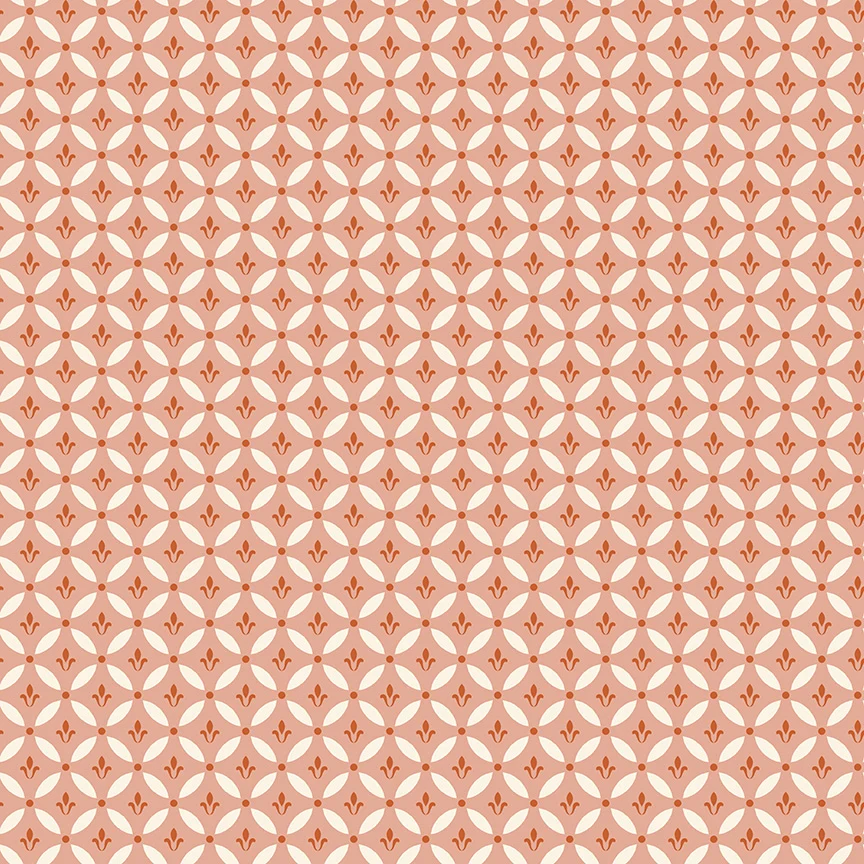 Riley Blake Morning Latte Tile Pink C16922-PINK Fabric Yardage