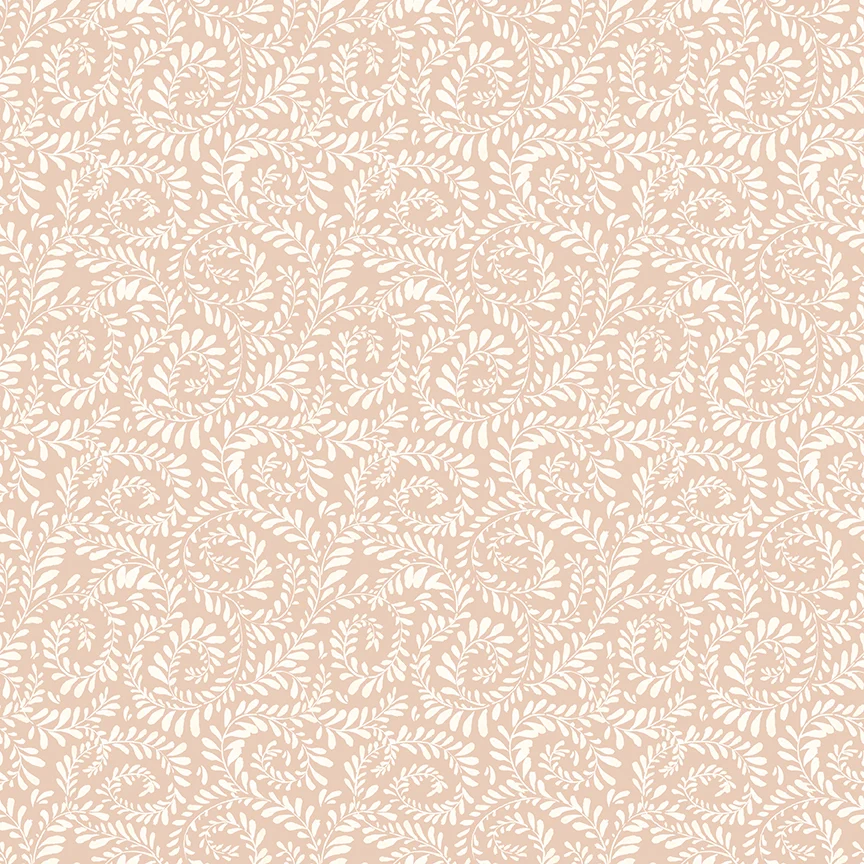 Riley Blake Sunflower Whispers by Lisa Audit Fabric C16672-BLUSH Ferns Blush