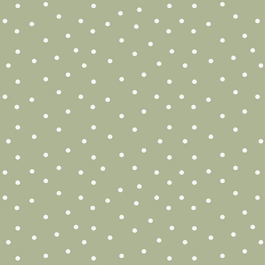 Riley Blake Sunflower Whispers by Lisa Audit Fabric C16673-GREEN Dots Green