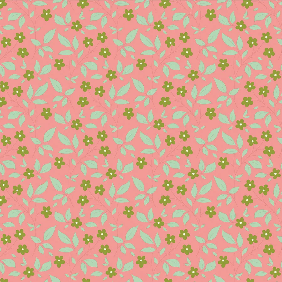 Tilda Sunday Brunch Blender TIPSY PINK TIL110121 Fabric Yardage