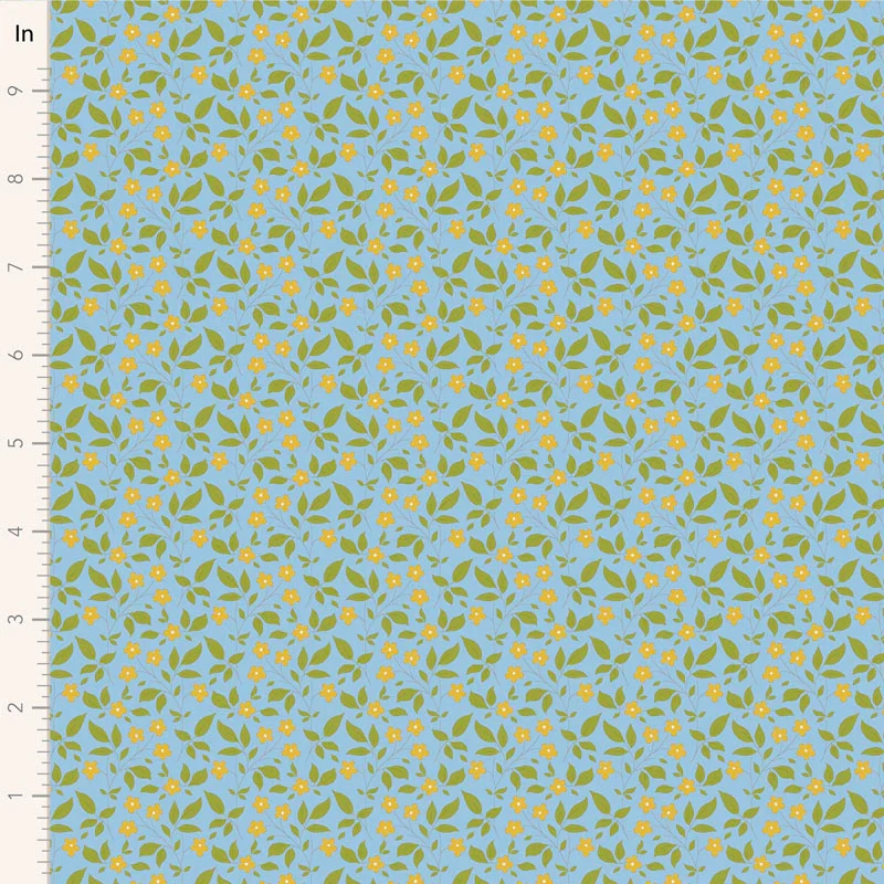 Tilda Sunday Brunch Blender TIPSY SKY TIL110124 Fabric Yardage