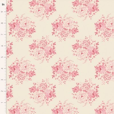 Tilda Sunday Brunch MIA PINK TIL100594 Fabric Yardage